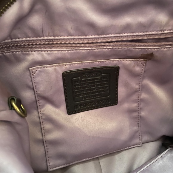 Coach Brown Patent Leather Shoulder bag - Picture 6 of 9